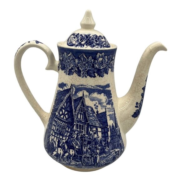 Coffeepot English Ironstone Tableware Dickens Series - Picture 4 of 16